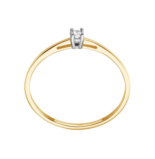  Rings - Solitaire Moderne - 0.05ct