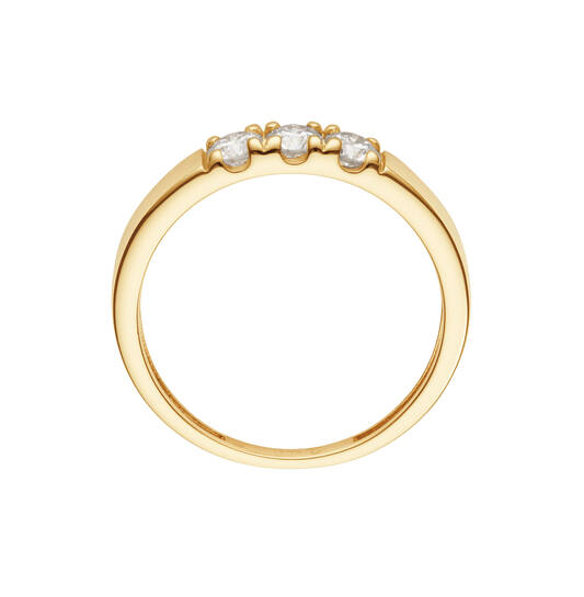  Rings with stone - Alliance - 0.45ct