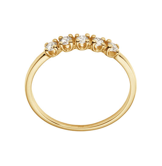  Ringen met steen - Memoire - 0.25ct