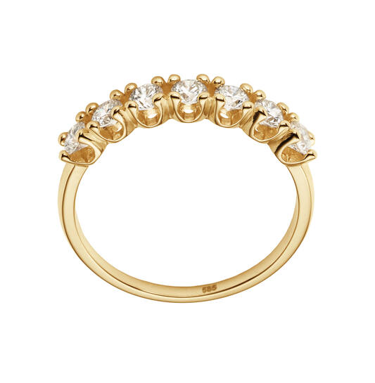  Rings with stone - Memoire - 0.7ct