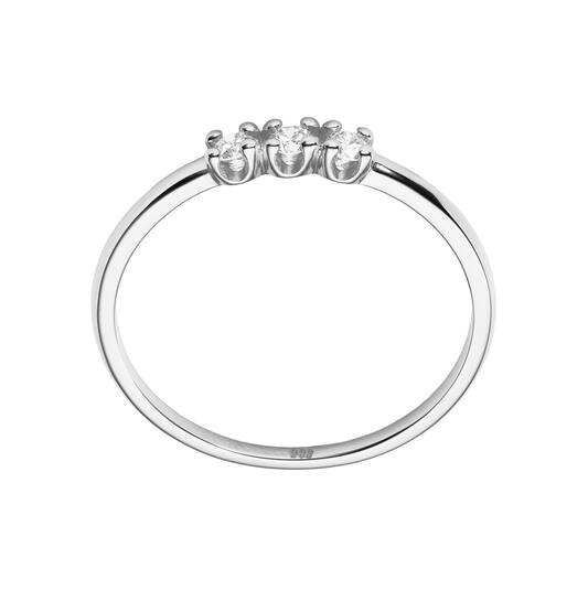  Rings with stone - Memoire - 0.15ct