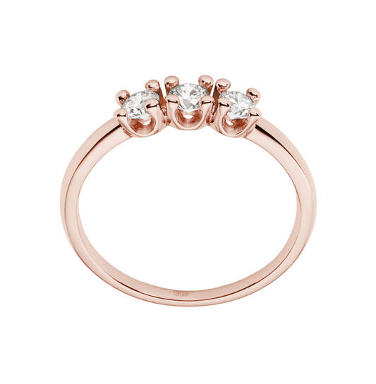  Rings with stone - Memoire - 0.45ct