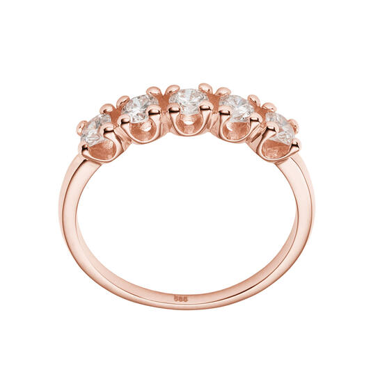  Ringen met steen - Memoire - 0.75ct