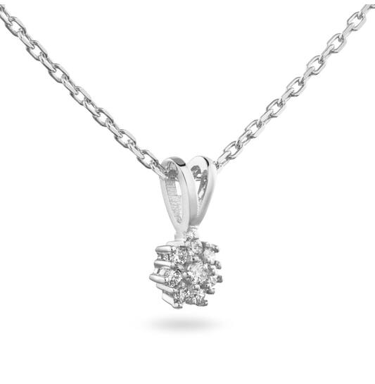  Collier - Rosette - 0.13ct