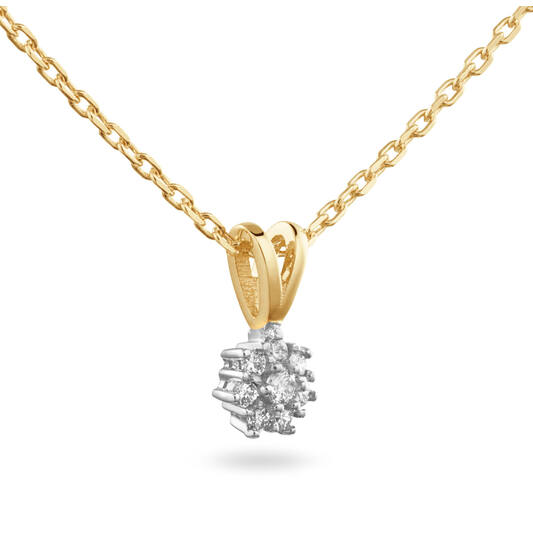  Collier - Rosette - 0.13ct