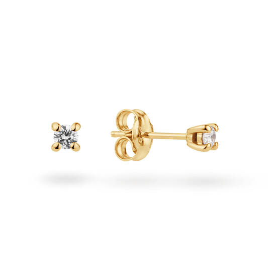  Ohrstecker - Solitaire Moderne - 0.1ct