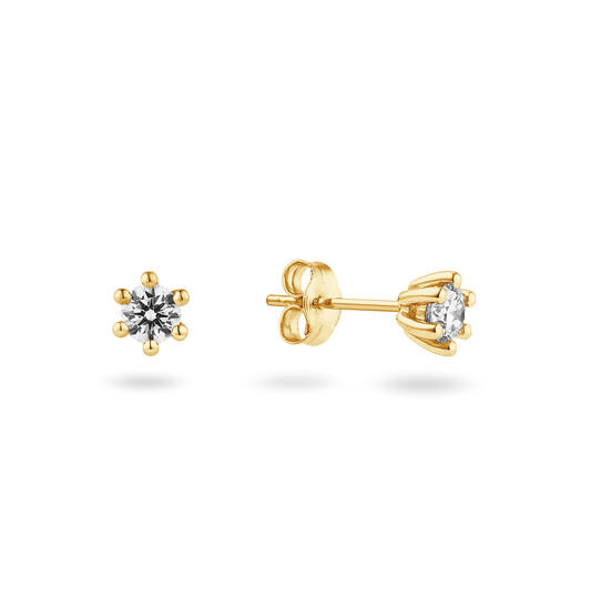  Ohrstecker - Solitaire Classique - 0.4ct