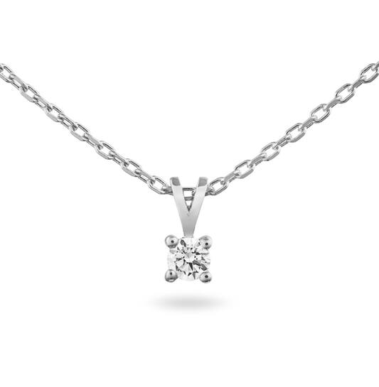  Kette - Solitaire Moderne - 0.15ct