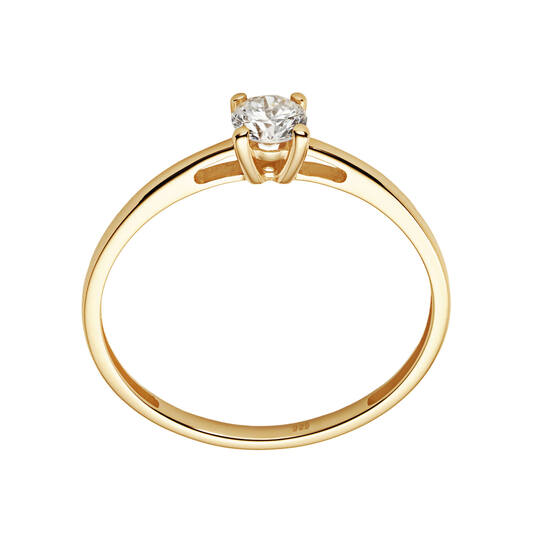  Rings - Solitaire Moderne - 0.3ct