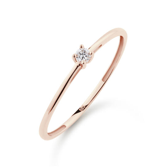  Ringe - Solitaire Moderne - 0.05ct