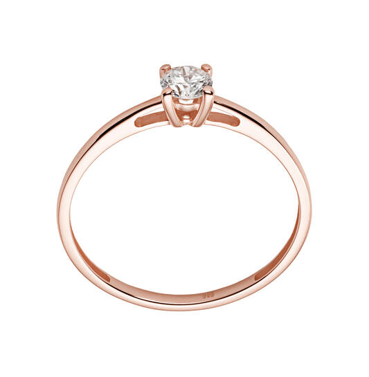  Rings - Solitaire Moderne - 0.3ct