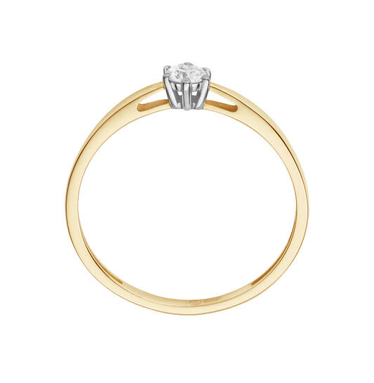  Bagues - Solitaire Classique - 0.15ct