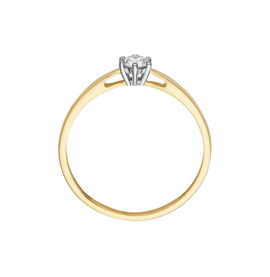  Bagues - Solitaire Classique - 0.2ct