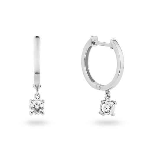  Ohrringe - Solitaire Moderne - 0.4ct