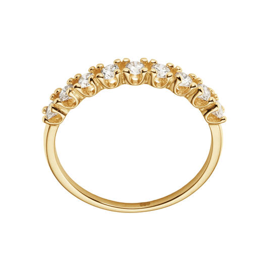  Ringe mit Stein - Memoire - 0.45ct