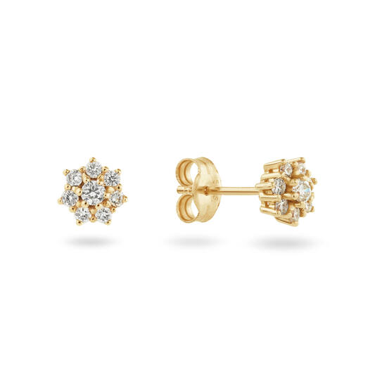  Ohrstecker - Rosette - 0.25ct