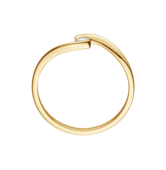  Ringe mit Stein - Infini - 0.1ct
