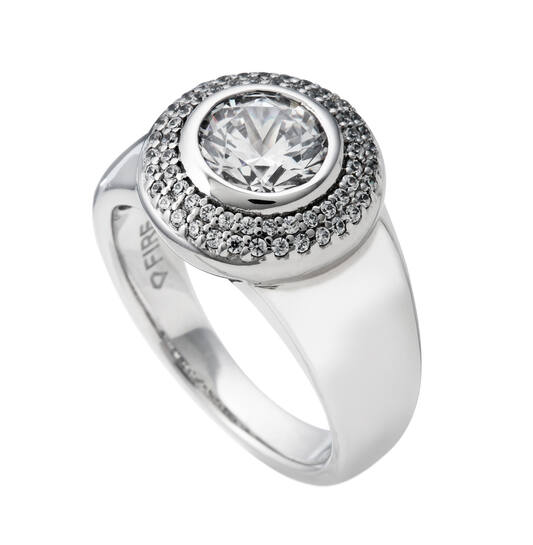  Bagues pierre - Argent - Zircone