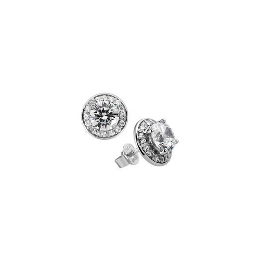 Ohrstecker - Silber - Zirkonia