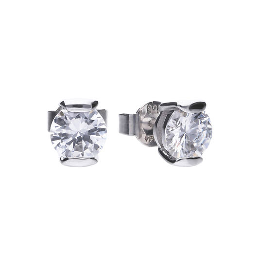 Ohrstecker - Silber - Zirkonia