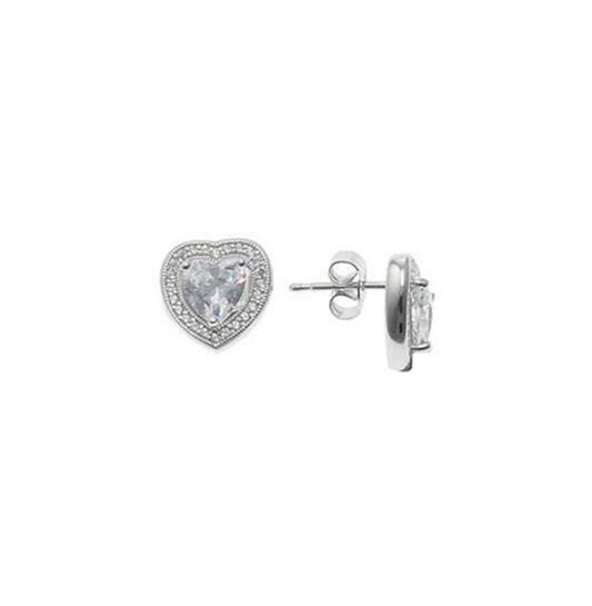  Ear studs - Silver - Zirconia