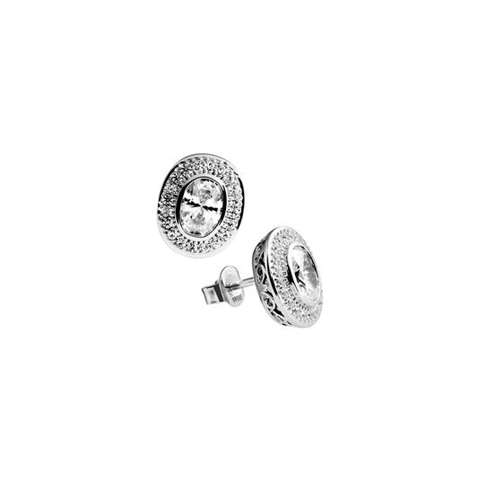  Ohrstecker - Silber - Zirkonia
