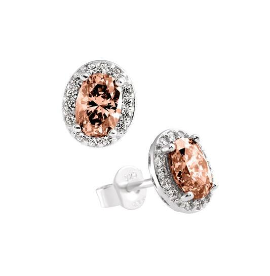  Oorstekers - Zilver - Zirkonia