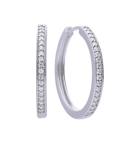  Créoles - Argent - Zircone