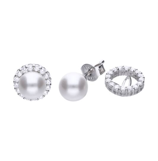  Oorstekers - Zilver - Zirkonia