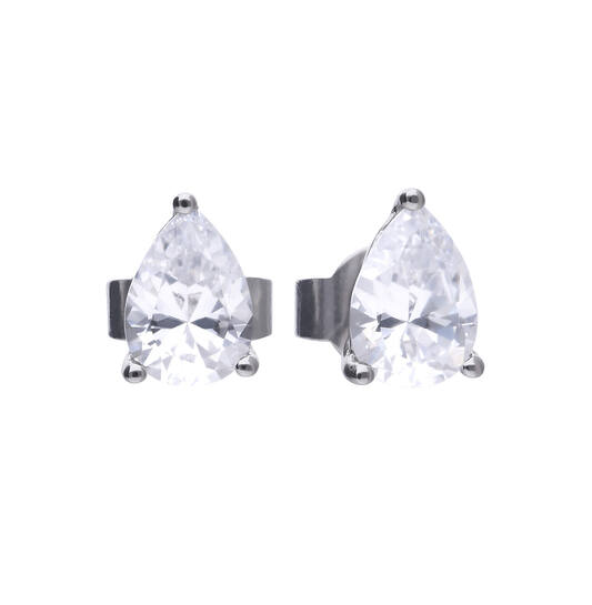  Oorstekers - Zilver - Zirkonia