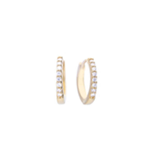  Earrings - Silver - Zirconia