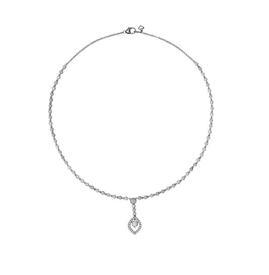  Y-Ketten - Silber - Zirkonia