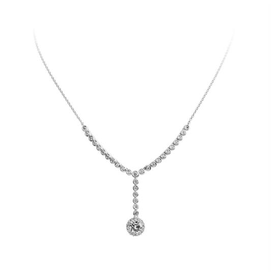  Colliers à pendentif - Argent - Zircone