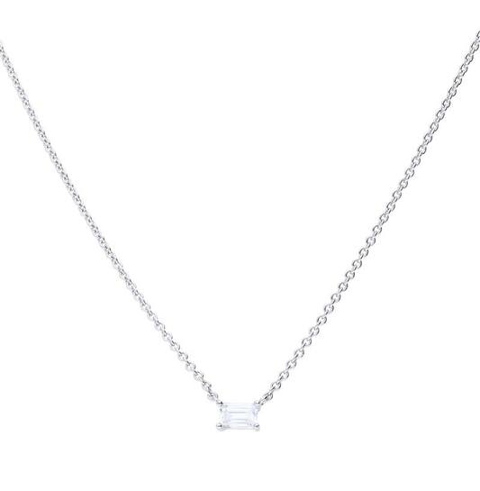  Ketten mit Anhänger - Silber - Zirkonia