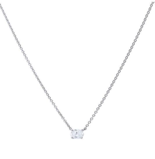  Ketten mit Anhänger - Silber - Zirkonia