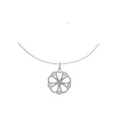  Colliers à pendentif - Argent - Zircone