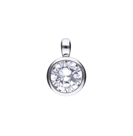  Necklaces with pendant - Silver - Zirconia