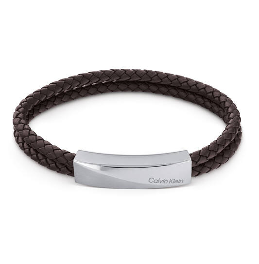  Leather bracelets - Steel - 21cm