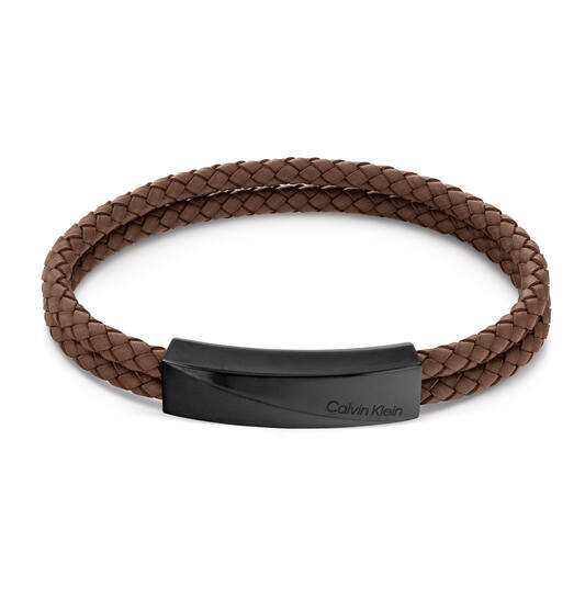  Bracelets en cuir - Acier - 21cm
