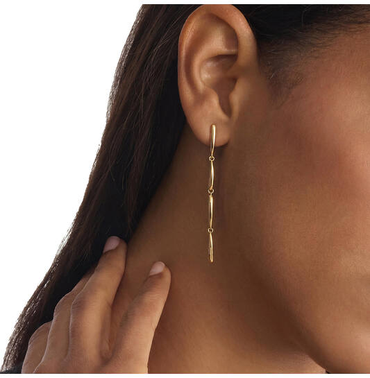  Boucles d'oreilles pendantes - Acier