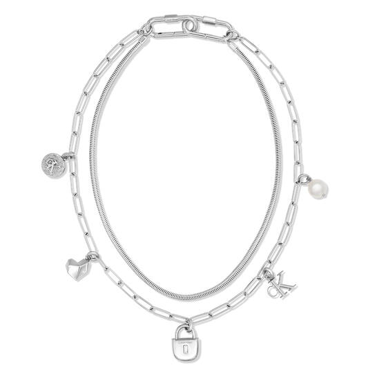  Link necklaces - Steel - 45cm