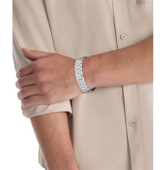  Gliederarmbänder - Stahl - 19,5cm