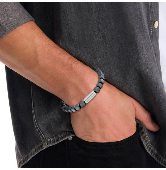  Perlenarmbänder - Edelstein - 17,5cm