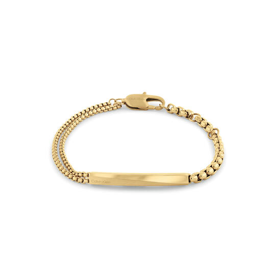  Plattenarmbänder - Stahl - 19,5cm
