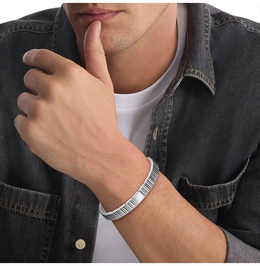  Bracelets à maillons - Acier - 19,5cm