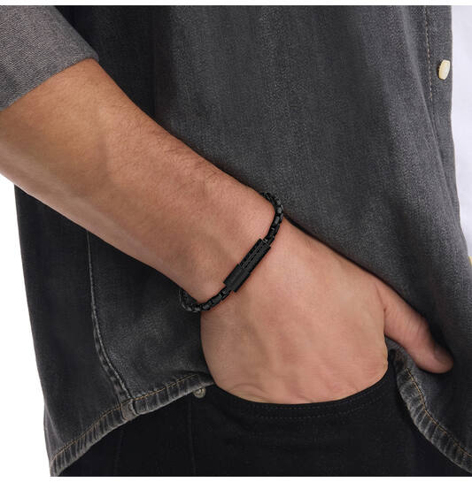  Bracelets à maillons - Acier - 19,5cm