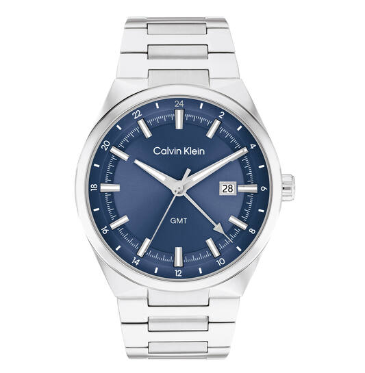 Distinguish GMT - Ø44 - Zilverkleurig