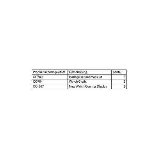 Horlogeset startset Connoisseurs 2026