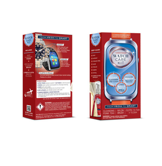 Horloge schoonmaak kit, per 6