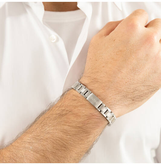  Link bracelets - Steel - 20cm